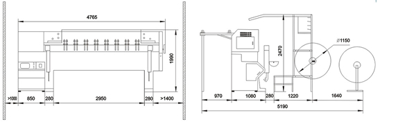 HC94-3JA Máquina computarizada de coser y acolchar de multi-agujas sin lanzadera (patrón en patrón independiente)