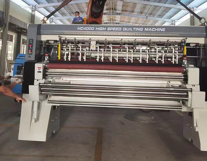 HC4000 quilting machine packing ready for export to Vietnam customer factory